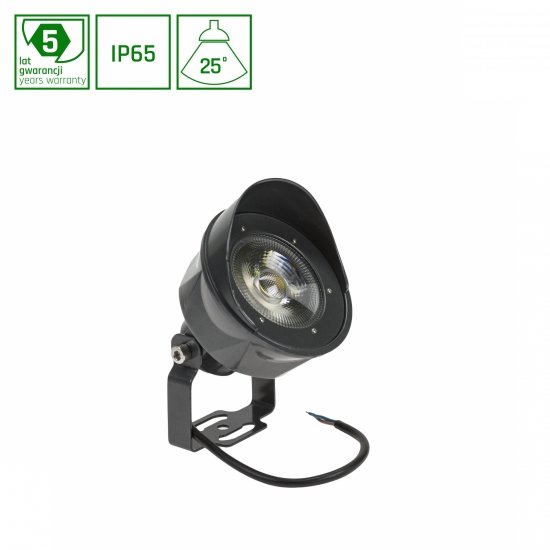 FLORI SPOT OGRODOWA 24W WW 24V 25st IP65 120x130mm SZARY 5 lat gw.