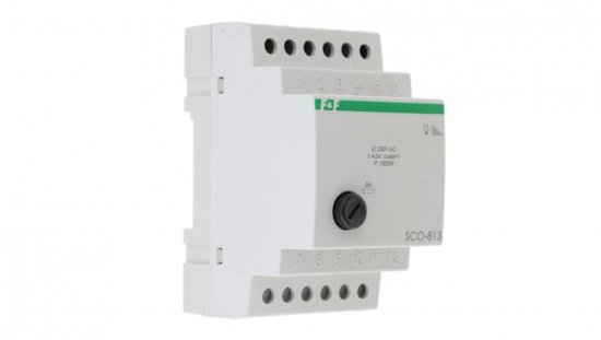 Ściemniacz przycisk szary 1000W 4,5A 230V AC 3 moduły SCO-813
