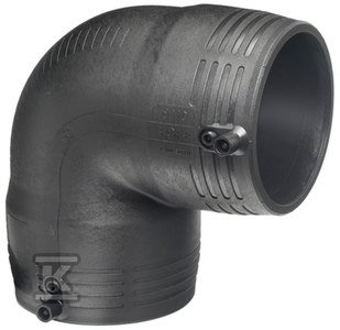 Kolano elektrooporowe 90ST. d125 PE100, SDR11, PN10 gaz/PN16 woda