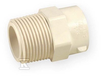 ZŁĄCZKA WKRĘTNA KW/GZ 1/2  PVC-C