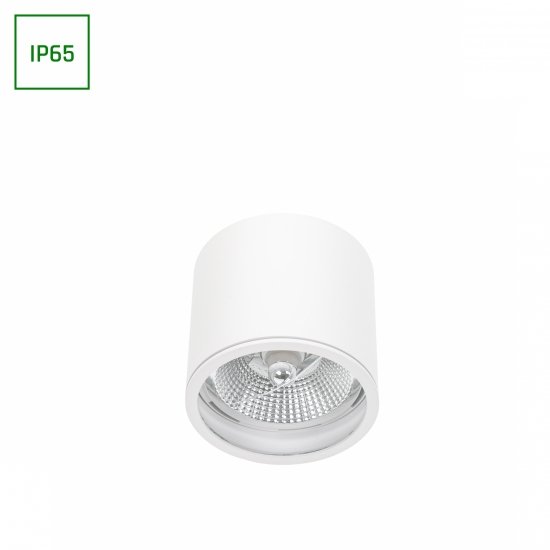 CHLOE AR111 NATYNKOWA GU10 250V IP65 120x115mm BIAŁY okrągła  nieruchoma