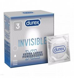 Durex Invisible XL Powiększone 3 szt.