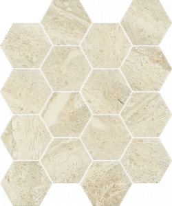 Paradyż Sunlight Stone Beige Mozaika Hexagon 22x25,5