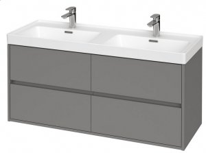 Cersanit SET B285 Crea 120 Szary MAT (Szafka + Umywalka) S801-324