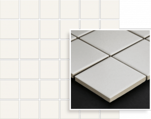 Paradyż Albir Bianco Mozaika K.4,8X4,8 - 29,8x29,8