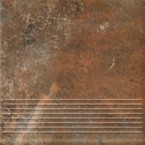 Paradyż Arteon Brown Stopnica prosta 30x30