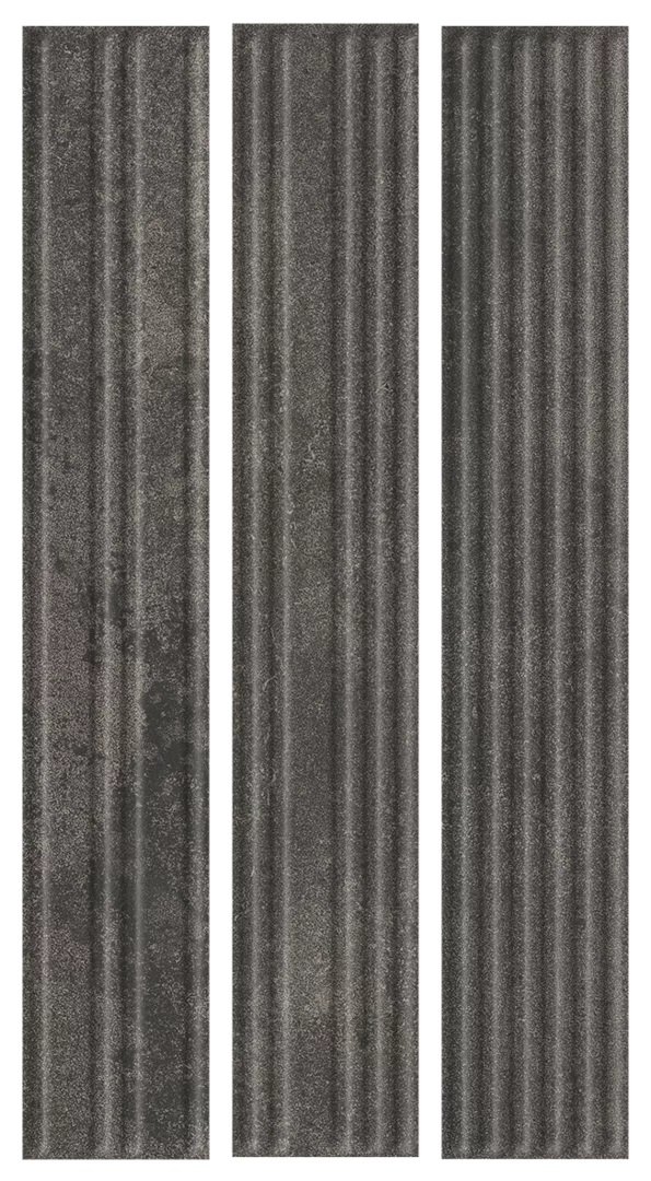 Paradyż Carrizo Basalt elewacja stripes mix 40x6,6