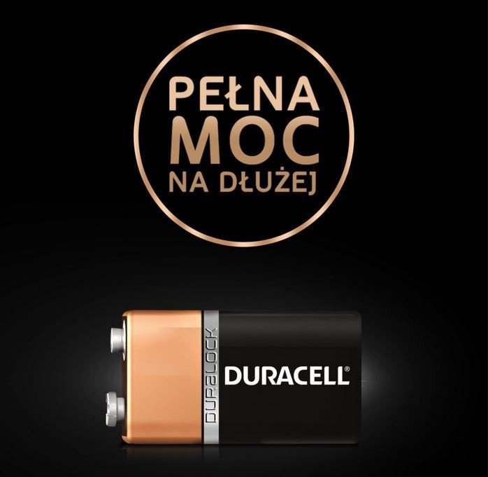 Duracell Bateria 6LR61 9V blister 1 szt.