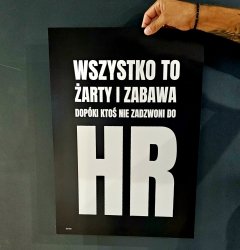 Plakat ścienny A2 - do HR