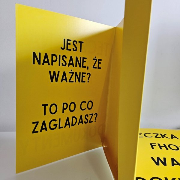 Teczka na fhooj ważne dokumenty!