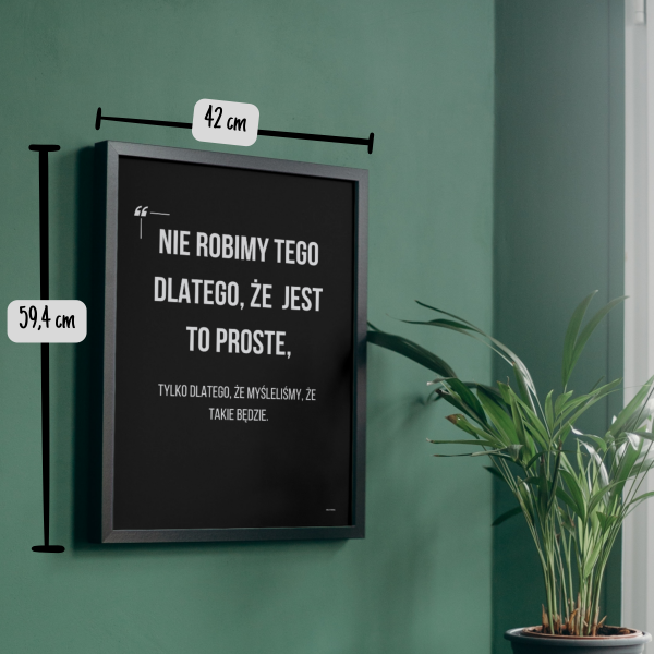 Plakat ścienny A2 - Nie robimy tego!
