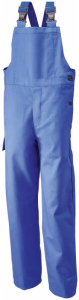 Spodnie spawalnicze, rozmiar 48, 360 g/m², niebieski królewski