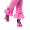 Mattel Lalka Barbie Deluxe Style 4 Różowy komplet z futerkiem