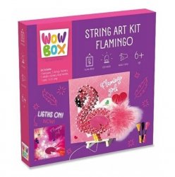 Tm Toys Zestaw kreatywny WOW BOX String Art Flaming