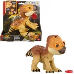 Mattel Figurka interaktywna Jurassic World Aquilops Dolores Tryb obrony