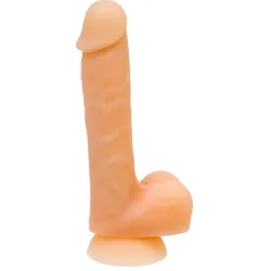 Addiction David Vanilla 20cm - elastyczny model silikonowy z przyssawką