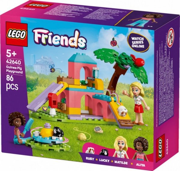 LEGO Klocki Friends 42640 Plac zabaw dla świnek morskich