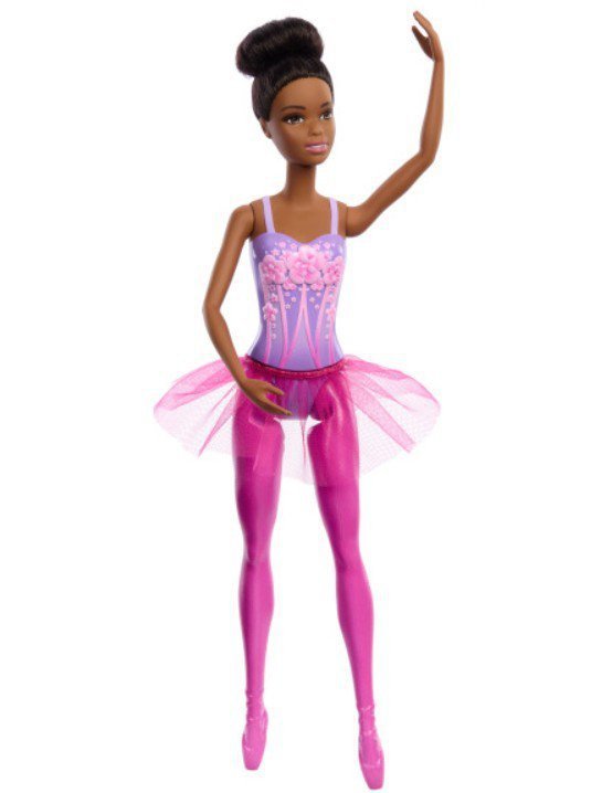 Mattel Lalka Barbie Baletnica Czarne włosy