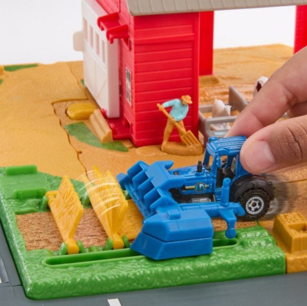 Mattel Matchbox Zestaw Farma zwierzęta traktor dźwięk