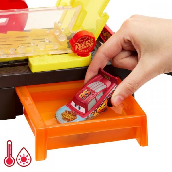 Mattel Zestaw Myjnia samochodowa Auta Zmiana koloru
