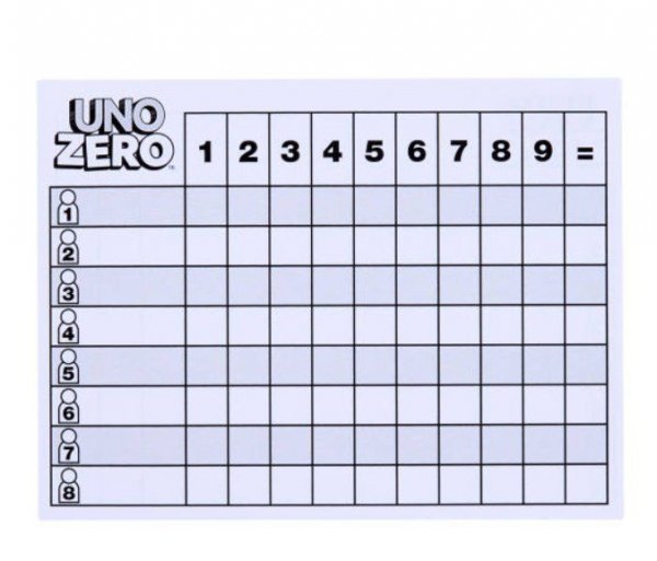 Mattel Gra UNO Zero