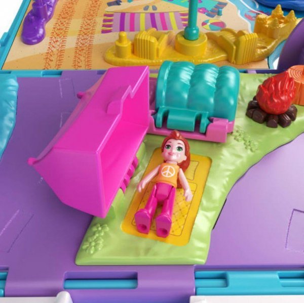 Mattel Zestaw podróżny Van Polly Pocket