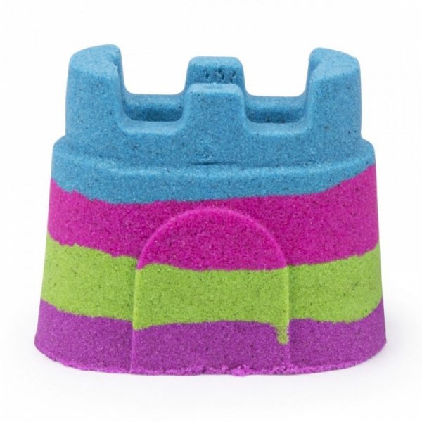 Spin Master Piasek kinetyczny Kinetic Sand Mini Tęczowy Zamek
