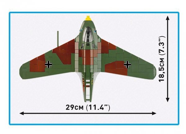 Cobi Klocki Klocki Messerschmitt Me 163B Komet 543 elementów