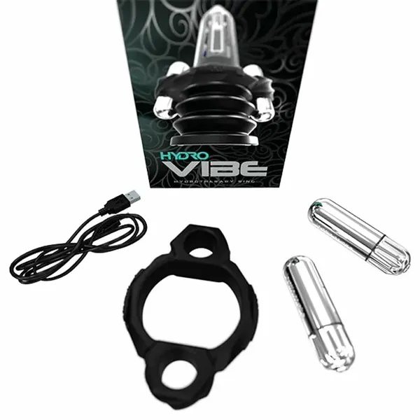 Nakładka wibrująca na pompkę - Bathmate HydroVibe Hydrotherapy Ring Black
