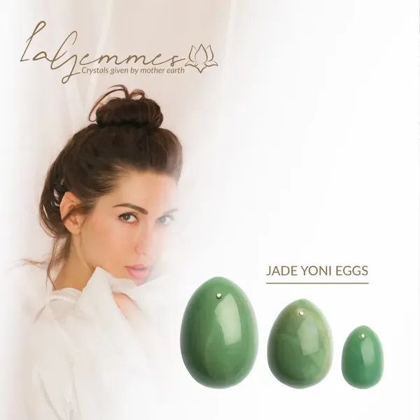 Kulka gejszy - La Gemmes Yoni Egg Jade L
