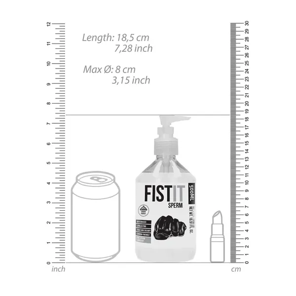 Fist It by Shots - Lubrykant - sztuczna sperma 500 ml