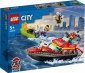 LEGO Klocki City 60373 Łódź strażacka 
