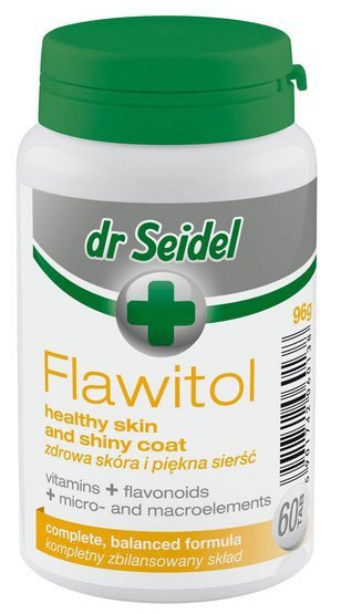 Dr Seidel Flawitol zdrowa skóra i piękna sierść 60 tabl.
