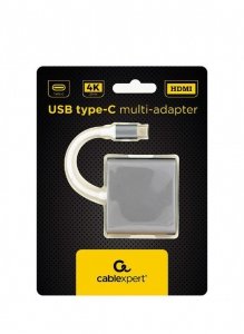 Gembird Adapter USB typ C szary