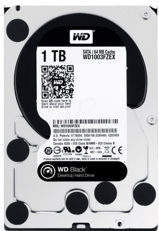 Western Digital HDD Black 1TB 3,5&#039;&#039; 64MB SATAIII/7200rpm
