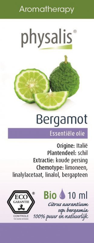Olejek eteryczny bergamotka (bergamote) eco 10 ml - Physalis