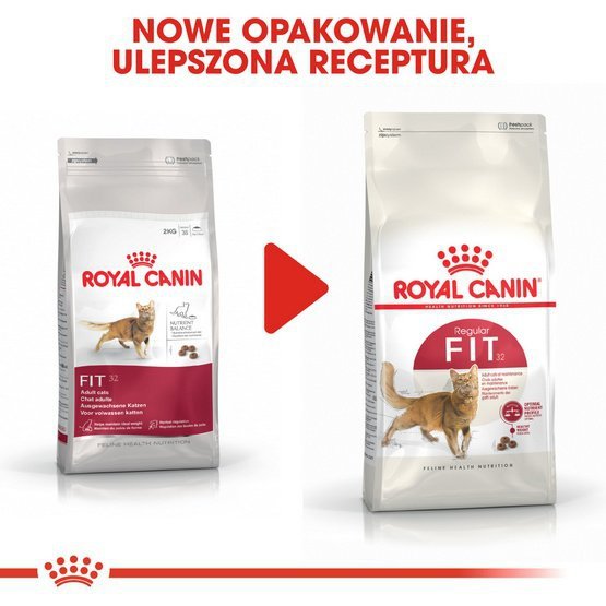 Royal Canin Fit karma sucha dla kotów dorosłych, wspierająca idealną kondycję 2kg