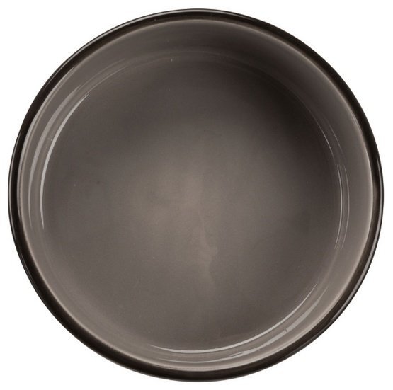 Trixie Miska ceramiczna czarna w szare łapki 0,3L/12cm