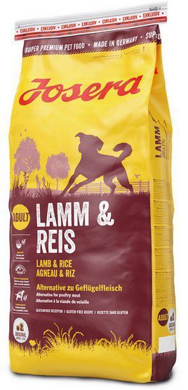 Josera Adult Lamb &amp; Rice 15kg