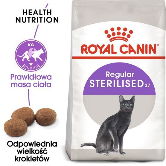 Royal Canin Sterilised karma sucha dla kotów dorosłych, sterylizowanych 2kg
