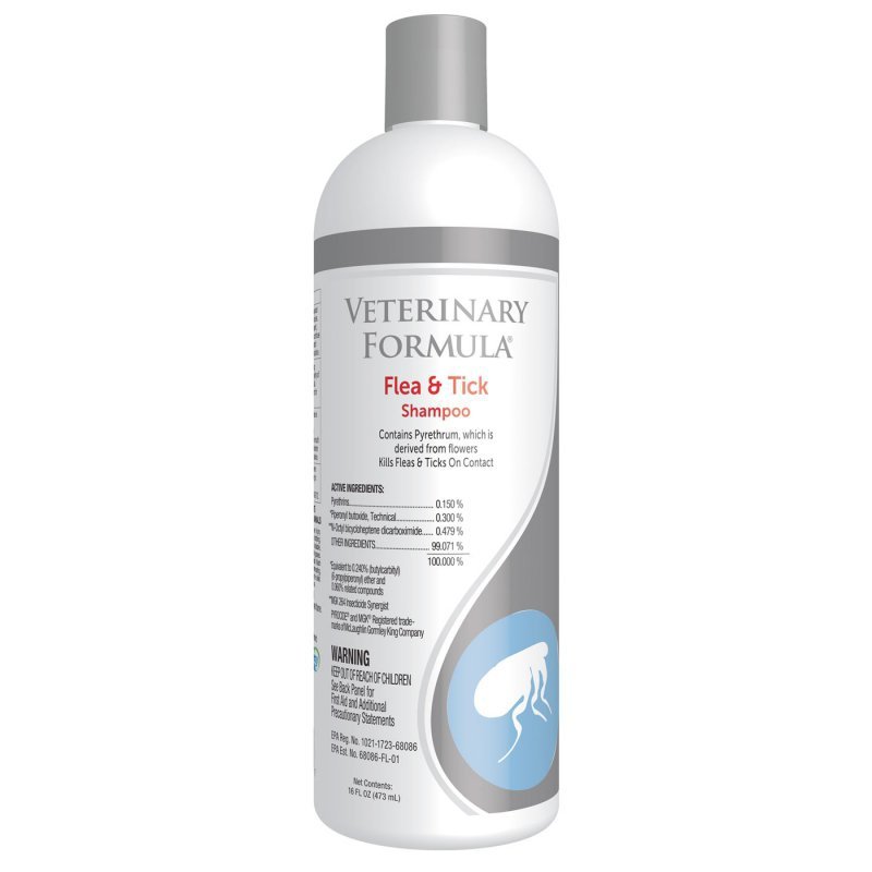 VFCC Leczniczy szampon przeciw pchłom i kleszczom 473 ml