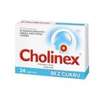 Cholinex 24 Pastylki bez Cukru