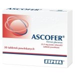 Ascofer 23,2mg jonów żelaza (II) 50 tabletek powlekanych