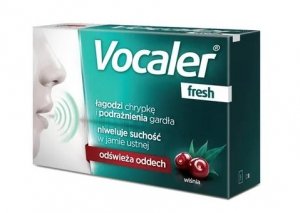 Vocaler Fresh, 12 pastylek do ssania