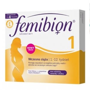 FEMIBION 1 Wczesna ciąża 28 tabletek