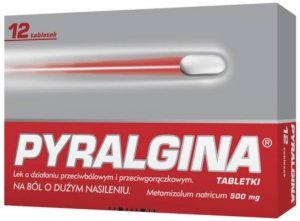 Pyralgina 500 mg 12 tabletek