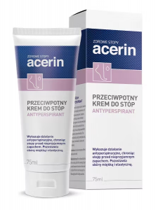 Acerin Antyperspirant Krem Przeciwpotny Do Stóp 75ml