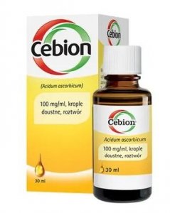 Cebion 100 mg/ml, krople doustne, 30 ml