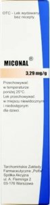 Miconal 3,29 mg/g aerozol na skórę 39,5 g