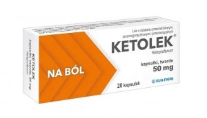 Ketolek, 50 mg, kapsułki twarde, 20 szt.